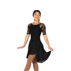 Jerrys Ladies Classic Lace Ice Dance Dress - Black (95)