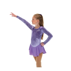 Jerrys Childrens Brilliance Skating Dress Crocus Purple