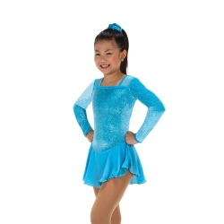 Jerrys Childrens Brilliance Skating Dress Sky Blue