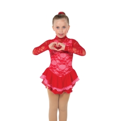 Jerrys Childrens Candy Hearts Ice Skating Dress (147)
