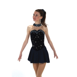 Jerrys Crystal Strands Ladies Competition Ice Skating Dress