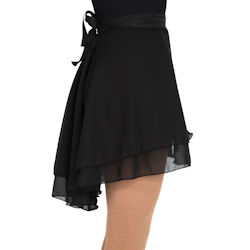 Youth Double Layer Dance Wrap Skirt 