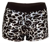 Flame Silver Childrens Hot Pants