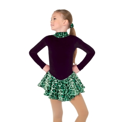 Jerrys Girls Fleece Catwalk Ice Skate Dress: Green (193)