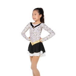 Jerrys Childrens Gold & Glamour Ice Skating Dress (127)