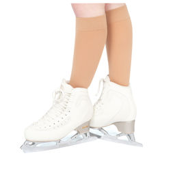 Silhouettes Knee High Ice Skating Socks
