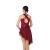 Jerrys Sequin Chasse Ice Dance Dress in Wine