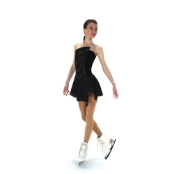 Jerrys On the Edge Ladies Ice Skating Dress - Jet Black