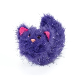 Critter Ice Skate Blade Cover - Purple Sparkle Kitty
