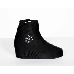 Snowflake Ice Skate Bootcovers in Black or White