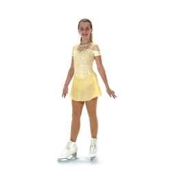 Jerrys Softly Sequins Ice Skating Dress: Soft Yellow