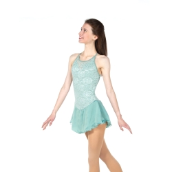 Jerrys Ladies Tripoly Lace Ice Skating Dress: Soft Sage (22)